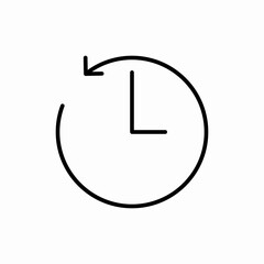 clock timer dotted icon vector sign