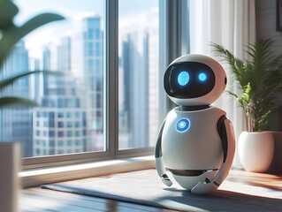 Interactive Kids’ Robot with Gesture Commands, Singing and Dancing Abilities Ideal for Educational Fun
3d render of a modern office