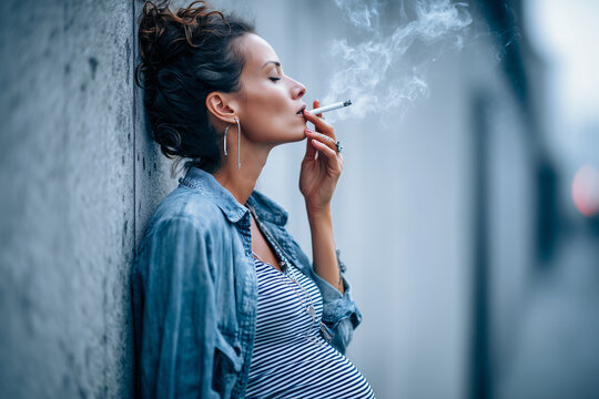 Pregnant Woman Smoking