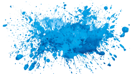 Abstract blue paint splash background
