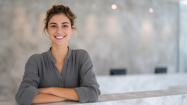 Smiling Receptionist Images – Browse 122,285 Stock Photos, Vectors, and ...