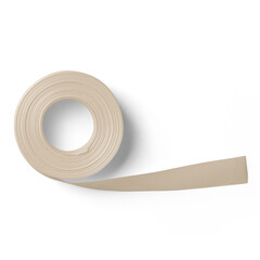 A roll of beige adhesive tape, commonly used for various repair and crafting purposes.