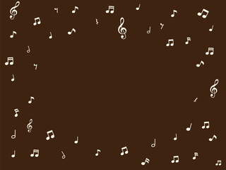 音符と音楽記号の壁紙