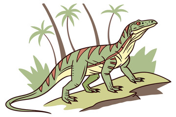 Cute Cartoon Baby with Big Eyes Reaching for Stars and Clouds