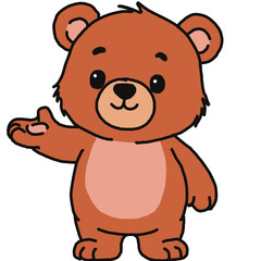 Obraz premium teddy bear cartoon