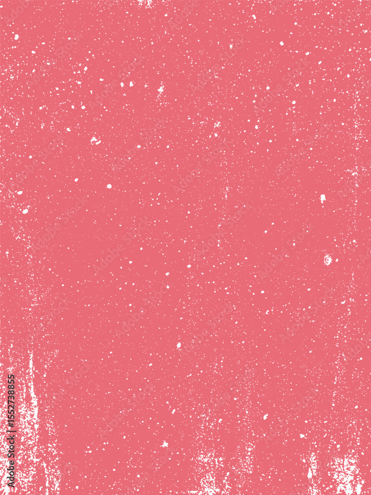 Poster a reddish pink textured background with splatters and grunge elements creating a dynamic visual. the