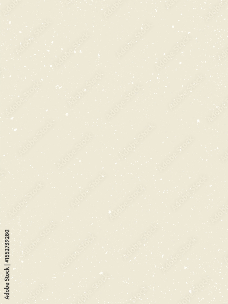 Poster a soft cream-colored background is scattered with tiny white specks, creating a subtle, textured eff