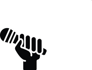 Obraz premium Hand holding hands vector illustration symbolizing unity and support