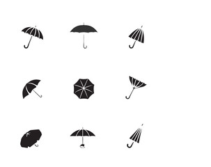 Group umbrella vector design