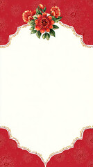Elegant  invitation templates with traditional borders and blank space for custom text — perfect for Upanayanam, weddings, poojas, and other cultural events.