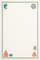 Elegant  invitation templates with traditional borders and blank space for custom text — perfect for Upanayanam, weddings, poojas, and other cultural events.