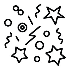 Basic Shapes Silhouette Set Vector in Black Design star arrow triangle