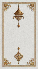 Elegant  invitation templates with traditional borders and blank space for custom text — perfect for Upanayanam, weddings, poojas, and other cultural events.