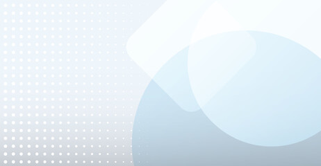 Elegant Pale Blue Abstract Backdrop with Geometric Shapes and Dot Matrix, a Clean and Modern Vector Illustration Perfect for Digital Design and Subtle Visual Impact
