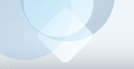 Gentle Blue Abstract: Minimalist Rounded Forms and Soft Gradients, Ideal for Modern Design Projects and Calming Backgrounds with Subtle Dot Accents and Overlapping Shapes