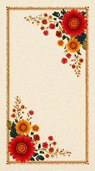 Elegant  invitation templates with traditional borders and blank space for custom text — perfect for Upanayanam, weddings, poojas, and other cultural events.