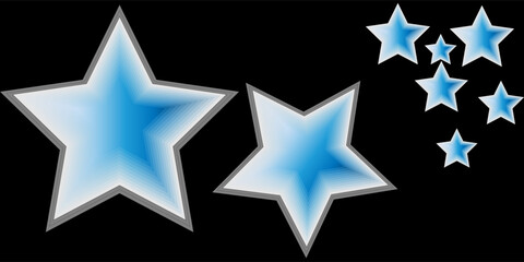 White abstract background with star pattern. Twisted star line pattern. Geometric spiral. Rotating elements. Modern graphic design. Futuristic technology concept.