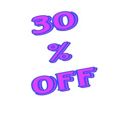 percent discount symbol