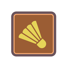 shuttle cock badminton icon