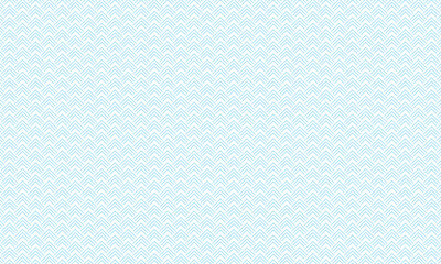 山になった尖った三角のラフな3本線が縦に並んだ水色の波線模様