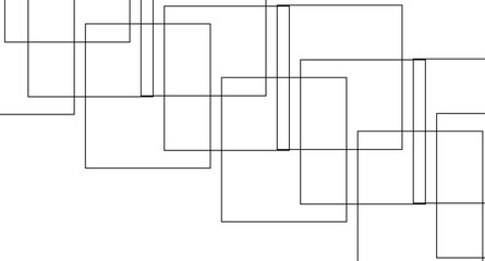 Abstract illustration featuring a bold black lines on a clean white background. The lines should have artistic variations such as rough edges, sketch-like textures.