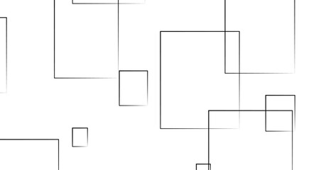 Abstract illustration featuring a bold black lines on a clean white background. The lines should have artistic variations such as rough edges, sketch-like textures.