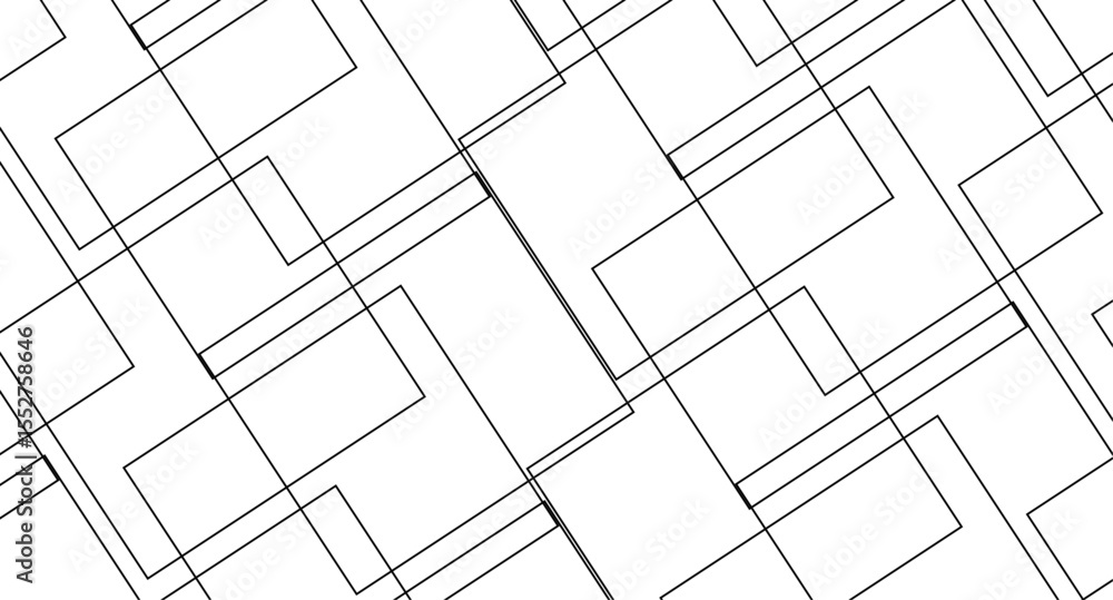 Poster abstract illustration featuring a bold black lines on a clean white background. the lines should hav
