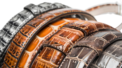 Intricate Pattern Close Up Detail on the Transparent Background