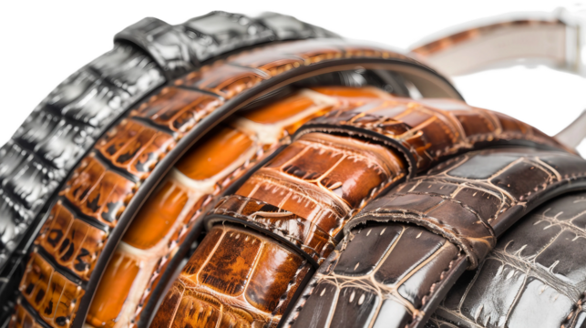 Intricate Pattern Close Up Detail on the Transparent Background