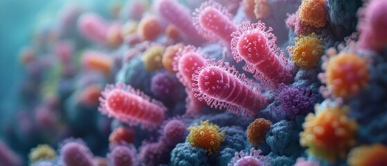 Creative Animation of Bacterial Life Cycle