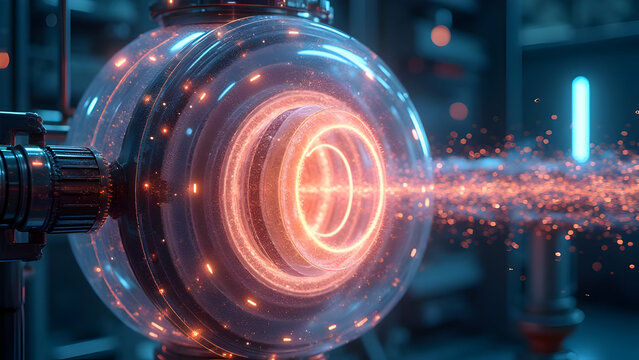 Holographic Fusion Reactor Laboratory Display