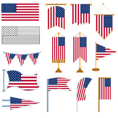 The U.S. Flag and The U.S. Independence Day
