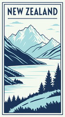South Island Serenity - Where Peaks Kiss the Sky and Lakes Whisper Stories