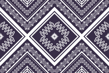 Geometric ethnic traditional art pattern.ikat embroidery style.Design for background,wallpaper,clothing,wrapping,fabric,element.
