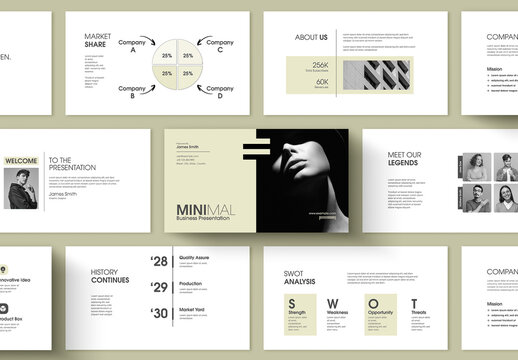 Minimal And Professional Business Presentation Layout