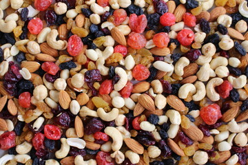 A mixture of peas and dried fruits is even beneficial for health, since it combines the power of...