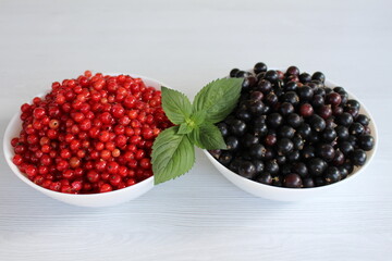 We have red and black currants growing in our garden, we love this berry and treat ourselves to it