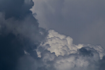 Cumulus congestus, par temps instable