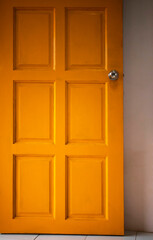 Orange doors that open to exposure