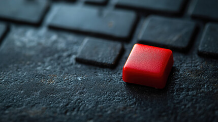  Sleek Black Numeric Keypad on Textured Surface