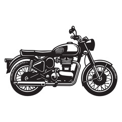 Fototapeta premium Detailed Motorbike Art Graphic for Sublimation or Stickers