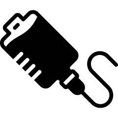 infusion icon illustration design with solid