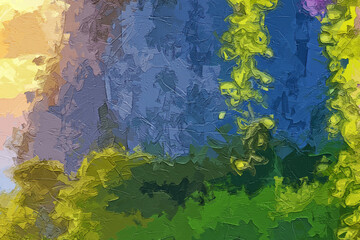 Various oil paintings, floral landscapes, lakes, tulips, roses, peonies, forests, chrysanthemums, birds, swans