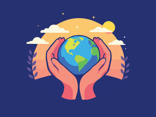 earth in hands