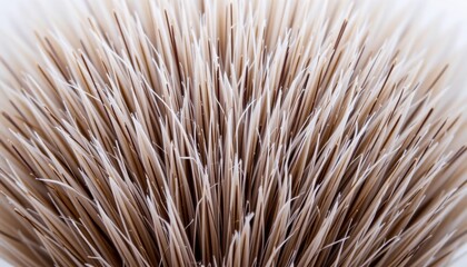 Closeup of Textured Natural Spiky Plant Structure with Shades of Brown and White