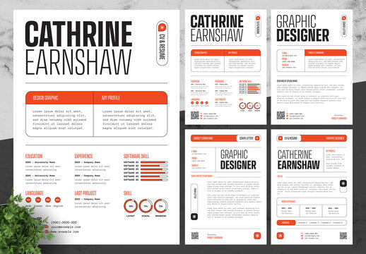 Red And Black Resume Cover Letter