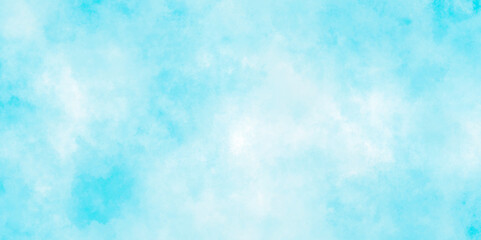 Abstract grunge sky blue soft painted watercolor paint splash. inspiring views of fluffy clouds blue sky background. cloudy blue sky various natural clouds and smoke. morning cloud in the sky.