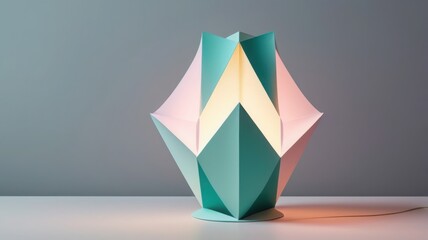 Serene Origami Geo-Lamp