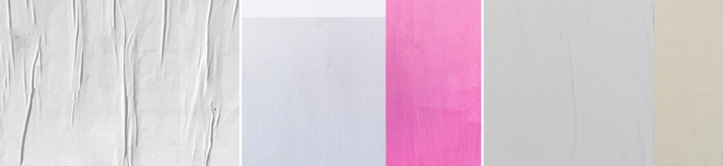 Urban Poster Paper Glued Street Overlay Texture Pack Bundle Effect Surface Grain Noise