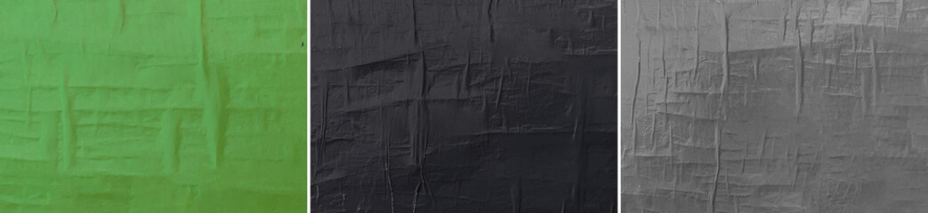 Urban Poster Paper Glued Street Overlay Texture Pack Bundle Effect Surface Grain Noise